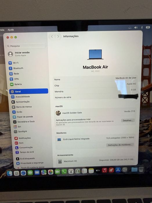 Macbook Air 13,6” M2