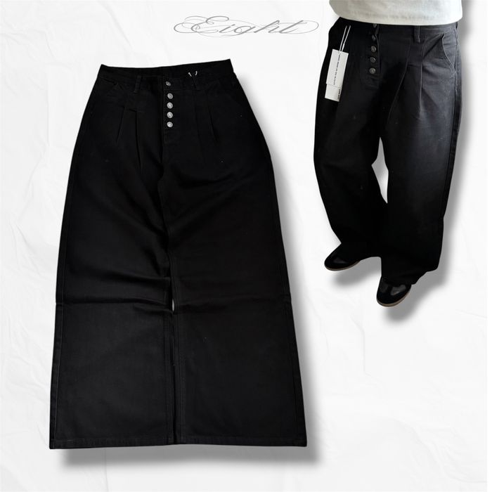 Baggy Black Jeans Чорні Прямі Широкі Джинси Y2k SK8 Straight Fit Wide Leg erd No Faith Studios Черные Джинсы Бегги Прямые Archive Opium Vintage Архив