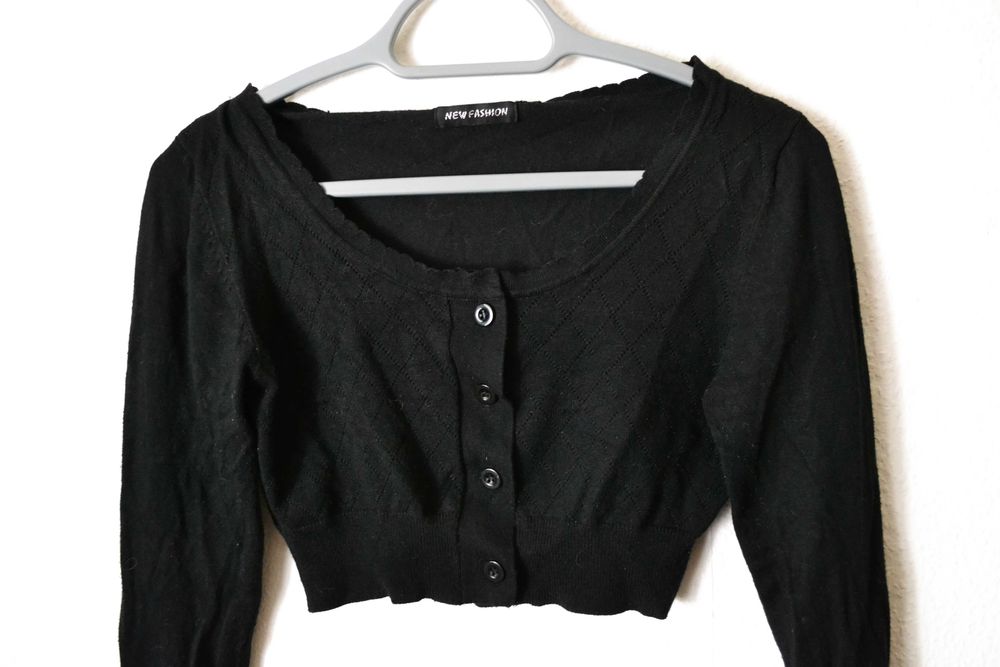 Czarne bolerko New Fashion