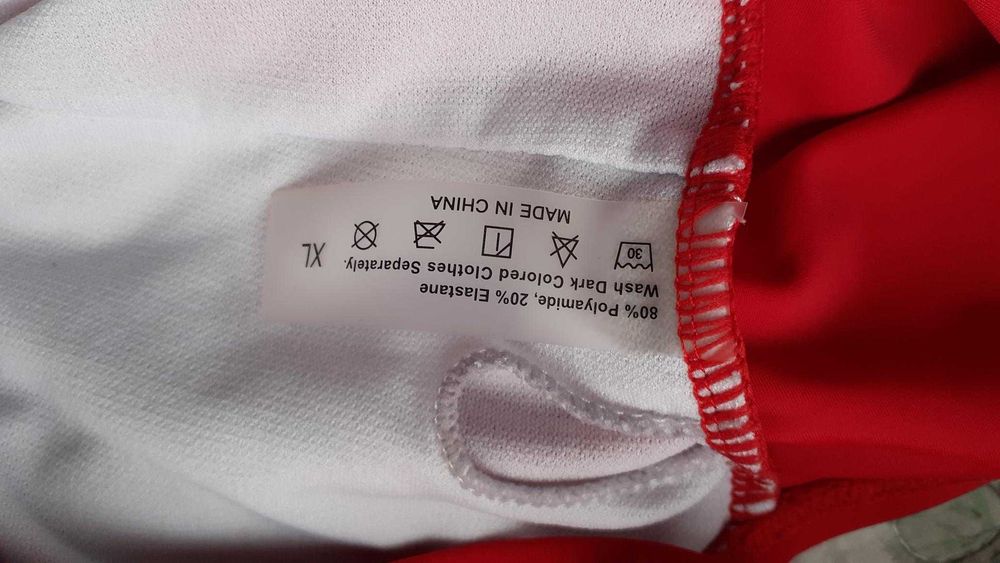 Fato banho vermelho XL