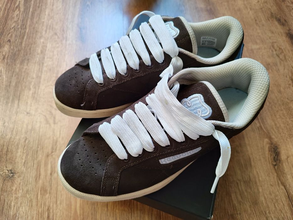 Buty Reebok Club C HP6471-BRĄZOWY,  w rozmiarze 40 cm. Idealny st