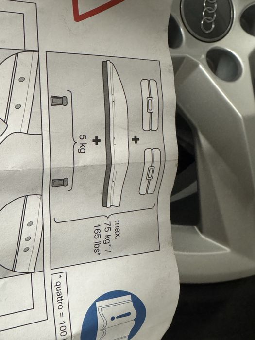 Bagaznik dachowy Audi Q5 , Nowy