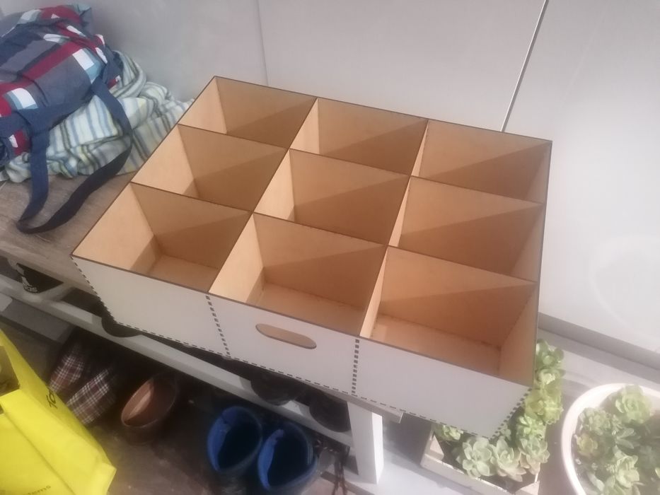 Caixa para sacos continente feito por medida