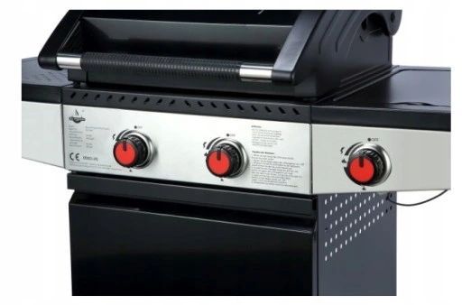 grill gazowy el fuego houston 2+1 8.5kw koła
