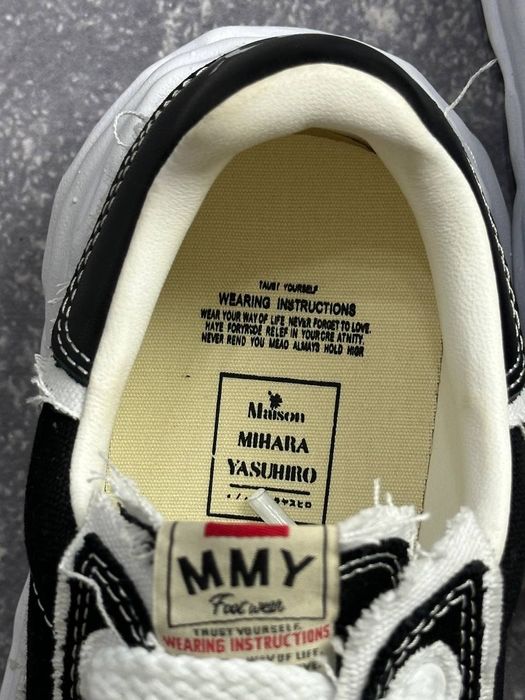 MMY Maison Mihara Yasuhiro BLAKEY черные белые opium archive distress