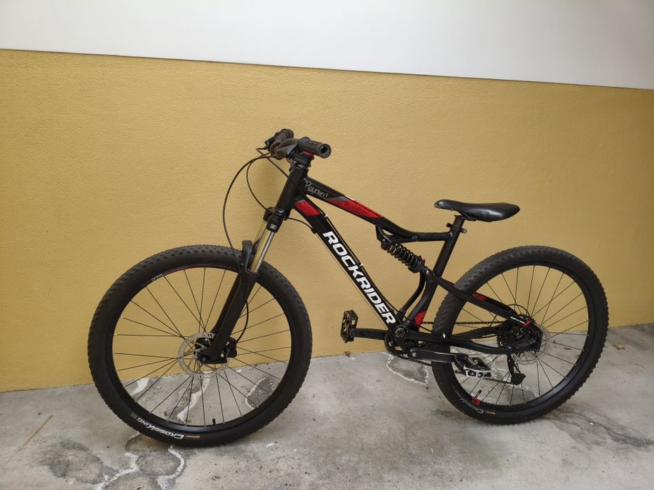 Bicicleta Rockrider ST530s 27.5", suspensão total, bom estado