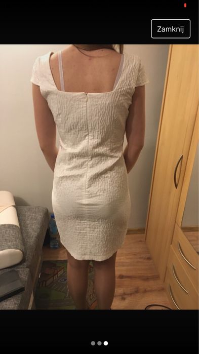 Sprzedam biala sukienke 36
