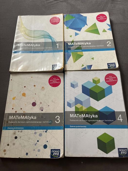 Podręczniki MATeMAtyka 1, 2, 3, zakres podstawowy
