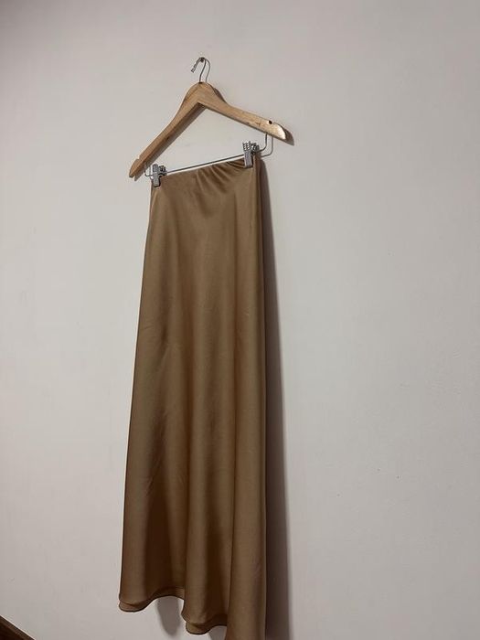 міді атласна спідничка юбка H&M