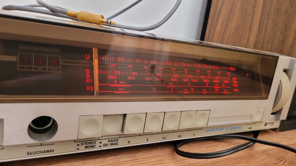 Zestaw Unitra Diora Amator 3 stereo plus kolumny