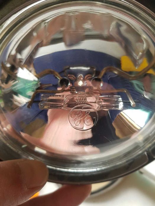 2 Lampadas Vintage de avião Ge  Q4631  13V 250W novas