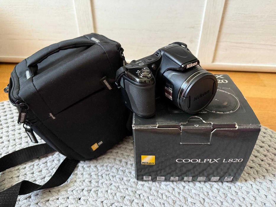 Aparat Nikon Coolpix L820 Torba oryginalne pudełko