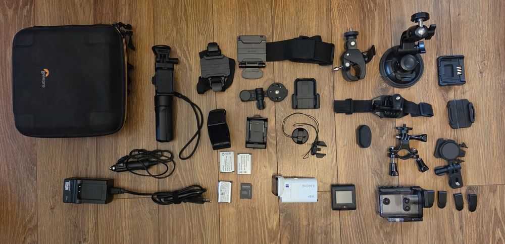 Kamera sportowa Sony FDR-X3000 bogaty zestaw + pokrowiec  LowePro