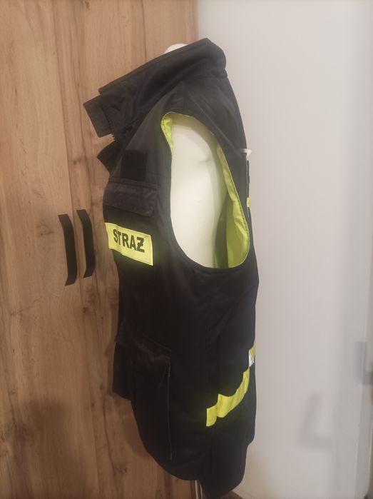 Kamizelka odblask straż + czapka polarowa straż gratis