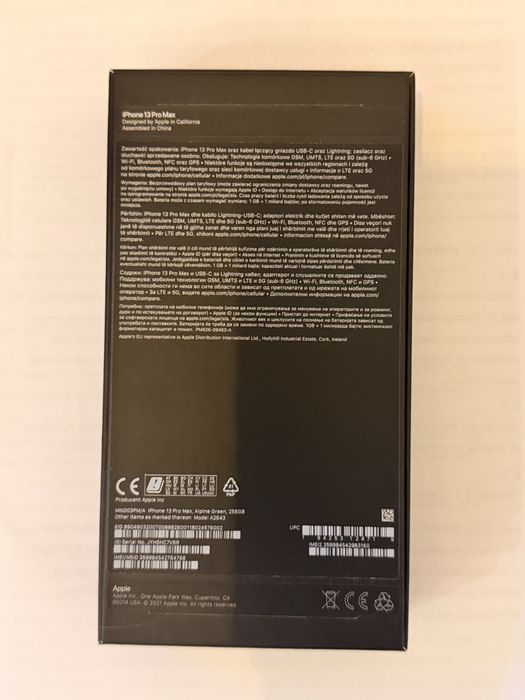 Iphon 13 pro max, 256gb