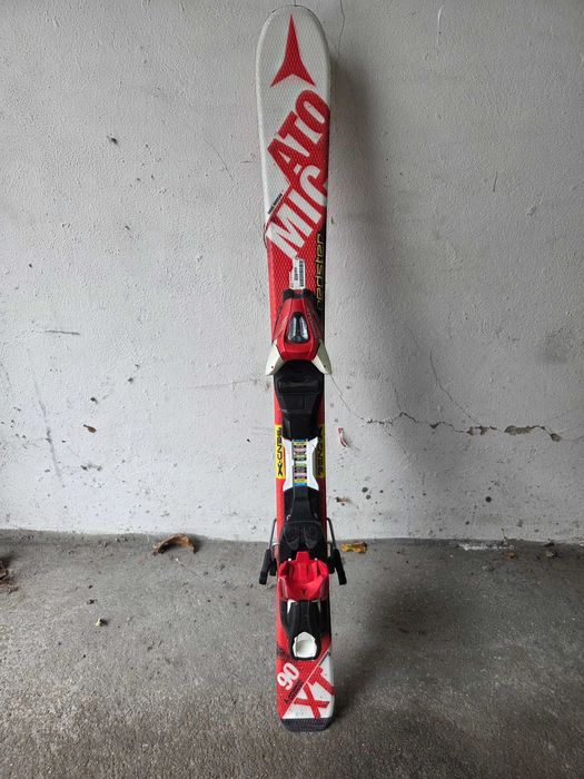 Narty z wiązaniami sportowe dziecięcie Atomic 110 cm