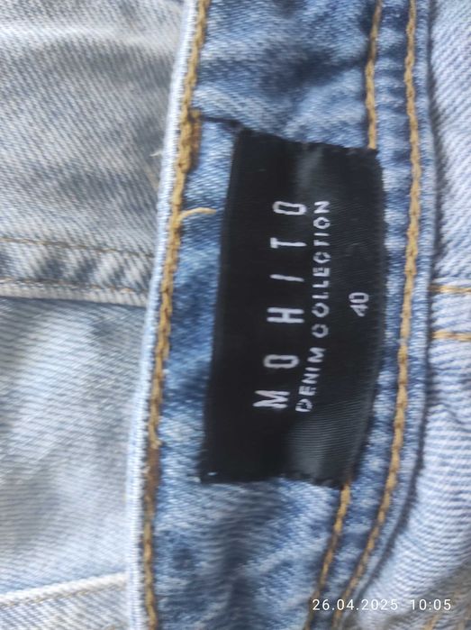 Rybaczki Ogrodniczki na lato krótkie Mohito Premium Jeans 40