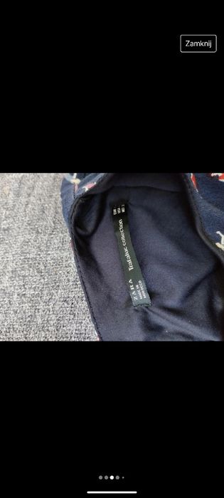 Jesienna zimowa codzienna sukienka w wzór