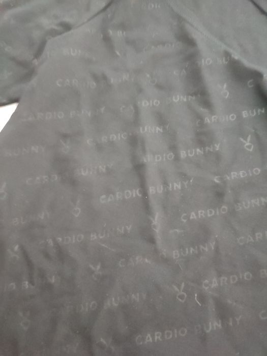 Mega wyprzedaż Bluzka czarna cardio bunny