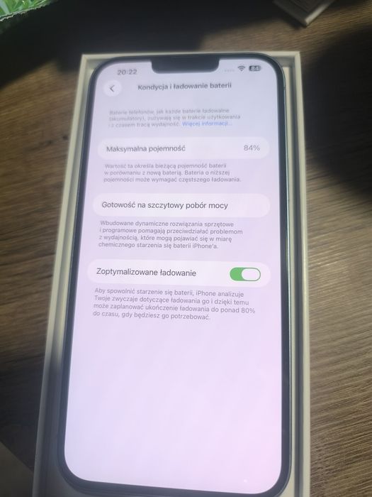 iPhone 14 plus 128 GB pamięci 6 g ram