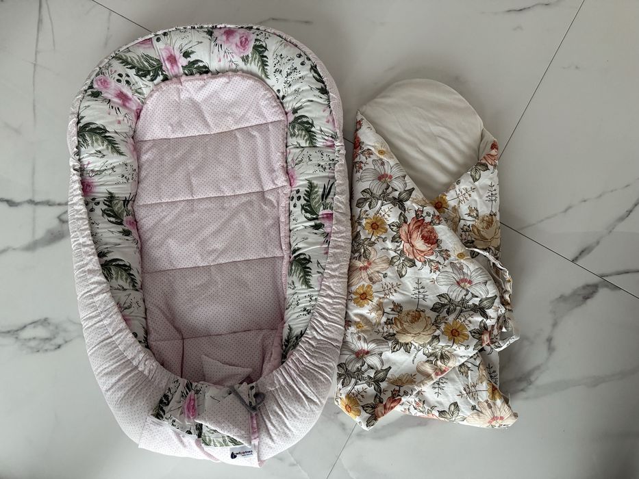 Kokon niemowlęcy i usztywniany rożek