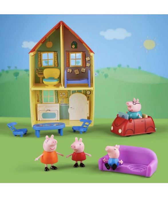 Свинка Пеппа з Машинкою Peppa Pig Peppa Hasbro будиночок будинок house