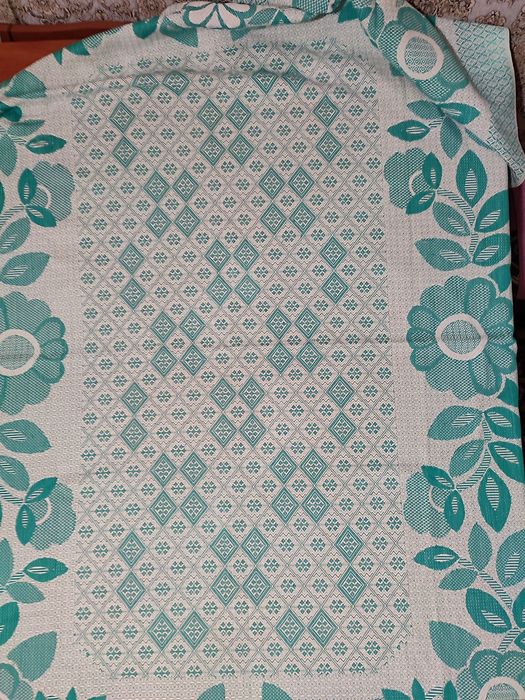 Покрывало марселевое коттоновое покрывало плотное