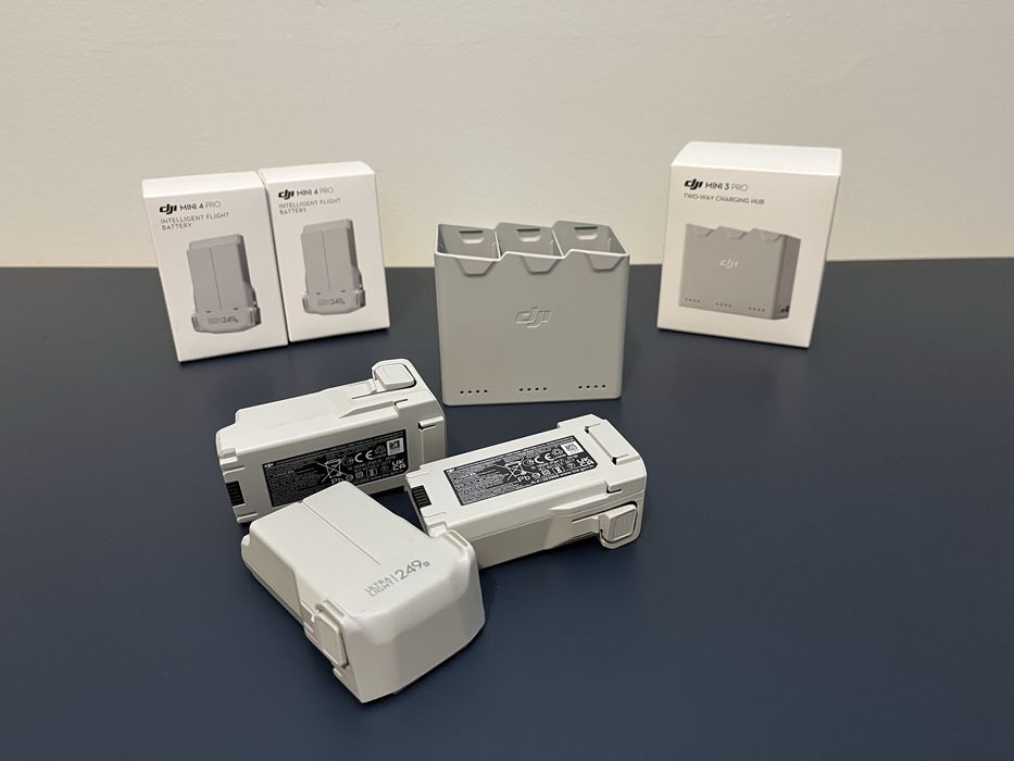 Baterias e HUB Drone DJI Mini 4 Pro