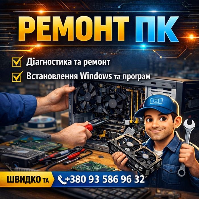 Ремонт комп’ютерів та ноутбуків  Встановлення Windows
