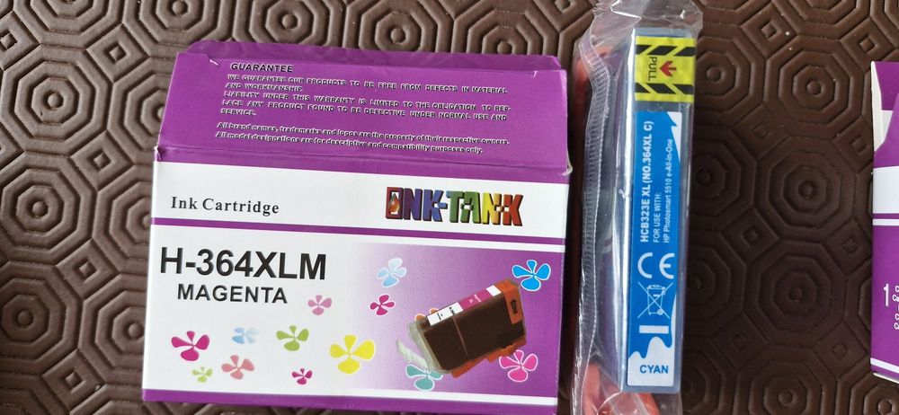 6 tinteiros de impressora