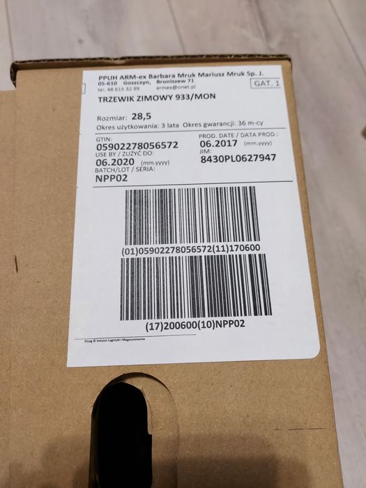 Armex buty zimowe 933/MON rozm.28.5