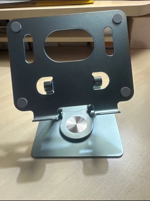 Алюминиевая вращающаяся подставка для планшета + пластиковая подставка