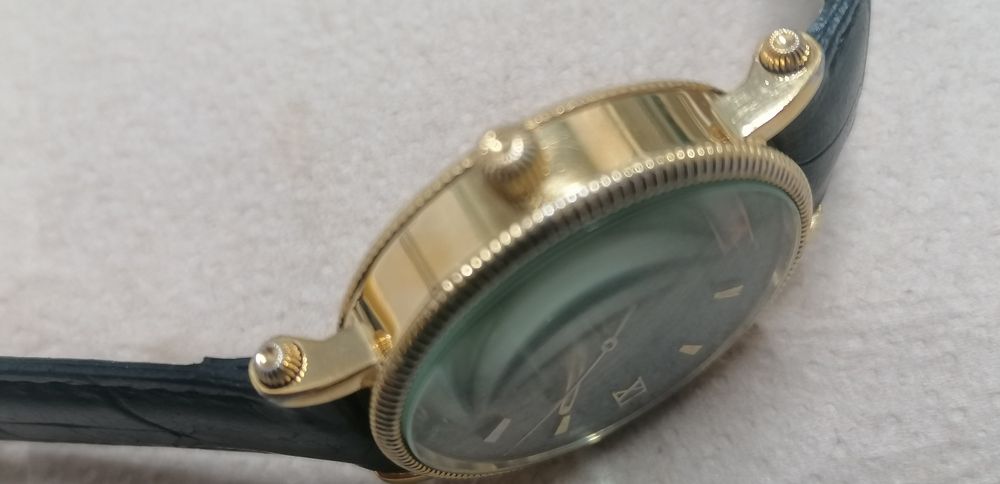 Relógio kolber geneve automatic open face tourbillon