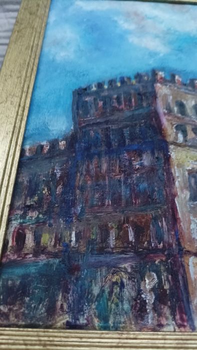 Palazzo Vecchio – Florencja" – obraz olejny