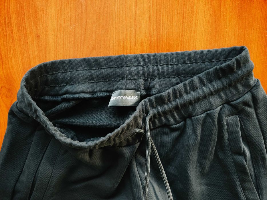 Emporio Armani EA7 Nowy Dres Męski Komplet Bluza + Spodnie Bawełna M/L