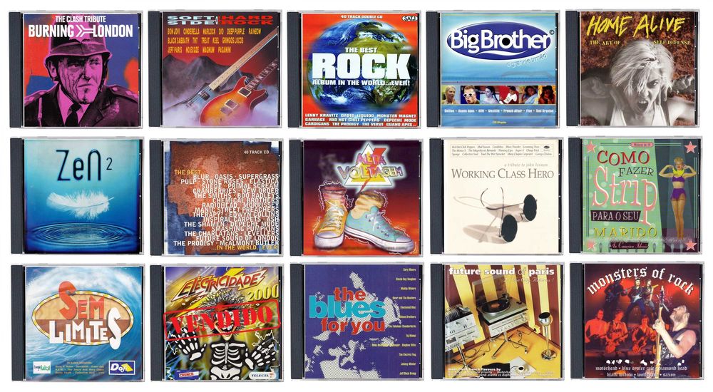 Colectaneas Pop, Rock: Lote de 60 CD's [20]