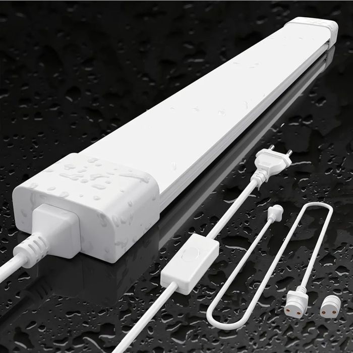 Lampa LED 60cm IP65 – wodoszczelna, 18W, 4000K, do wilgotnych pomieszc