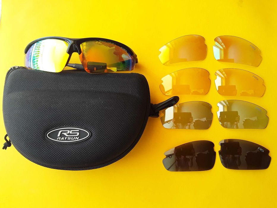 Óculos de sol para desporto, com várias lentes