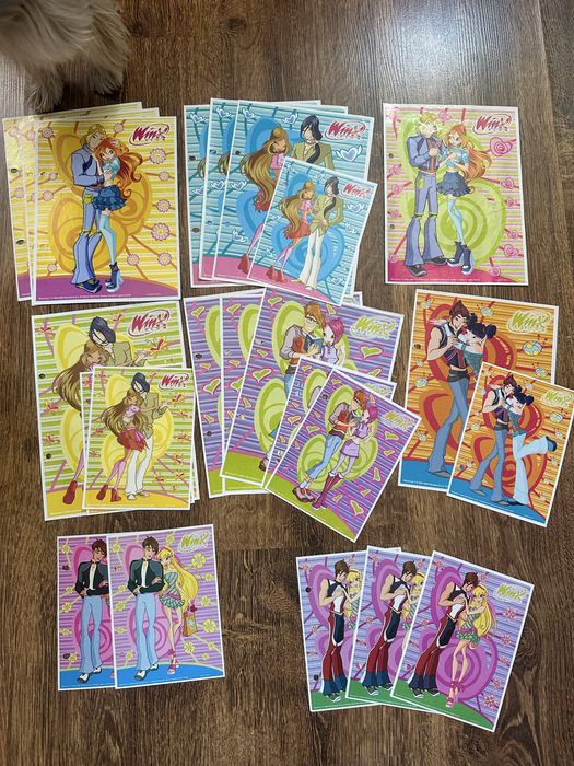 Zestaw karteczek winx
