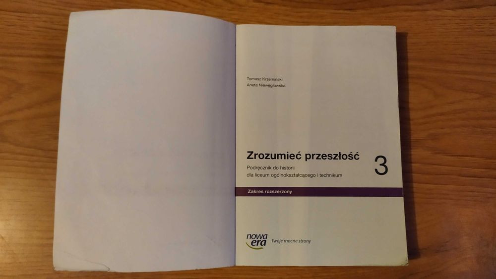 Zrozumieć przeszłość 3 zakres rozszerzony Nowa Era