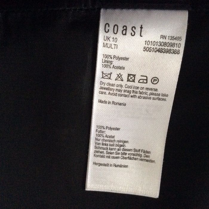 Ekskluzywna Sukienka Firmy COAST Roz.38