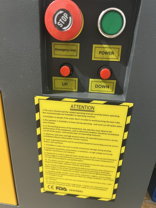 Maquina corte/gravacao laser 600x400 c/ chiller