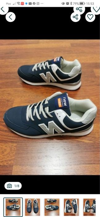 Sportowe Buty Męskie Lekkie Wygodne N Granat5