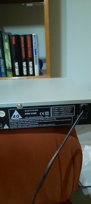 Leitor de DVD com comando