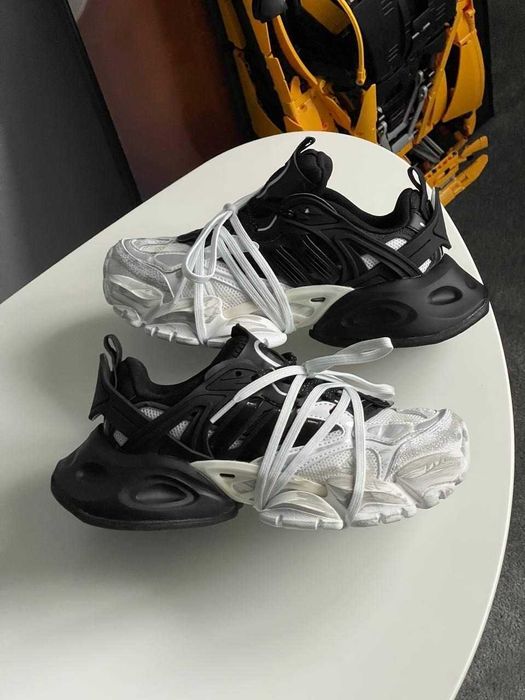 ‼️Останні Розміри‼️Кроссовки Женские Adidas Vento XLG Runner Deluxe Black White/Кросівки Жіночі Венто