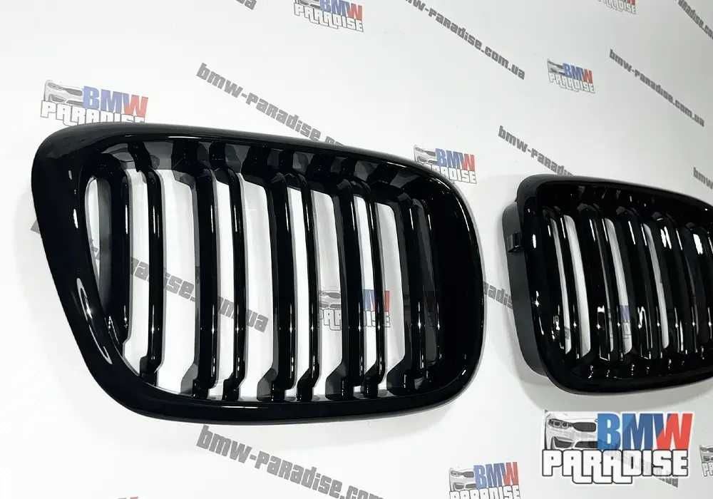 РАСПРОДАЖА! Двойная решетка радиатора М - ноздри БМВ Е39 Глянец/Мат