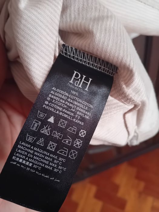 T-shirt de homem 100% algodão M Pedro del Hierro em bom estado