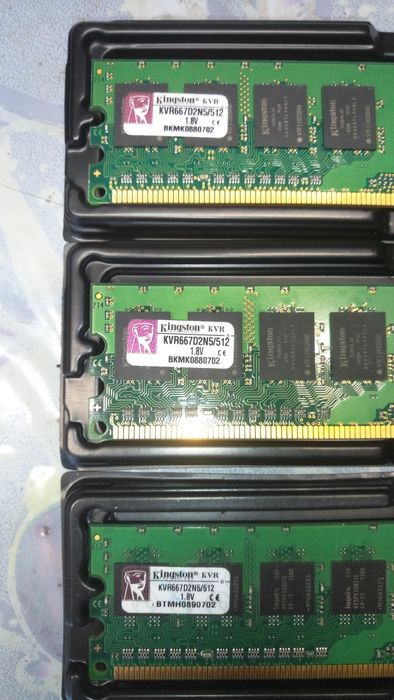 Оперативная память DDR2 3x512Mb и 2x1Gb