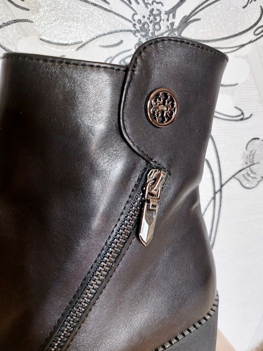 Кожаные ботинки полуботинки натуральная кожа демисезонные р.36