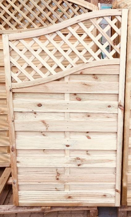 Pergola Płot Fala Podwójna 180x180x4.4 cm LUX06 Płoty Najlepsza Jakość